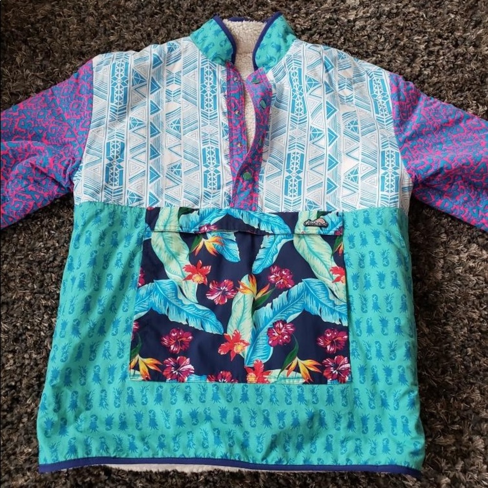 Reversible Chubbies Sherpa Jacket - men’s Large